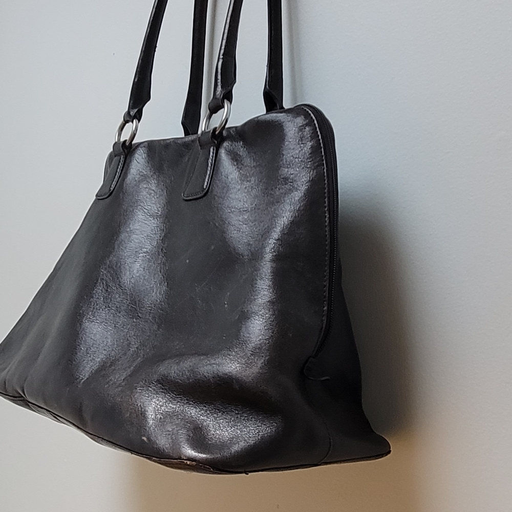 HOBO | BLACK LEATHER SATCHEL BAG - Picture 3 of 8